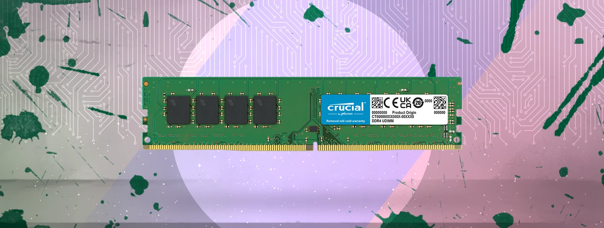 رم دسکتاپ تک کاناله CRUCIAL مدل DDR4 16GB 2400
