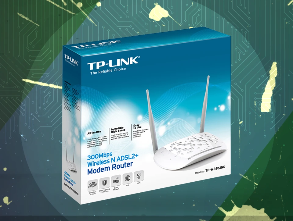 w2 مودم +ADSL2 بیسیم تی پی لینک TP-Link TD-W8961