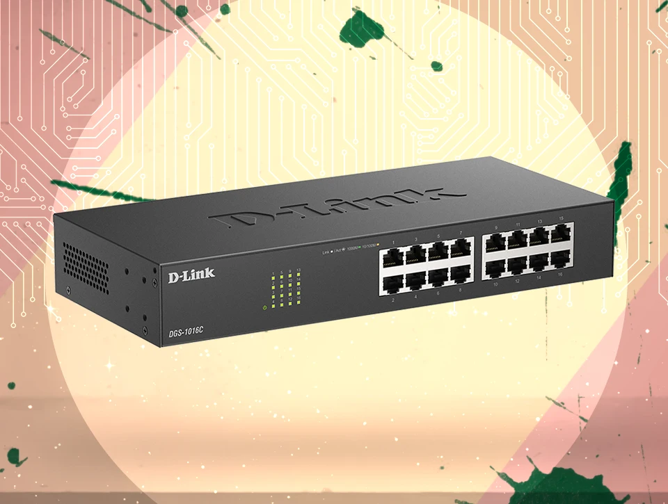 سوئیچ 16 پورت Gigabit دی لینک D-Link DGS-1016C
