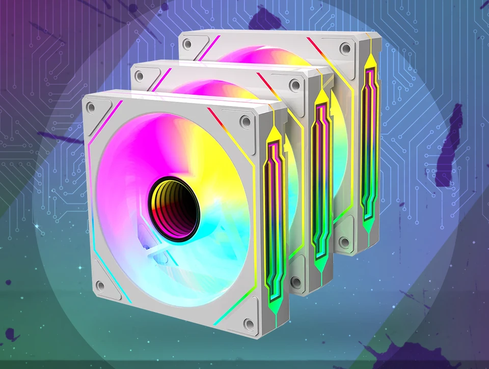 فن کیس گیمینگ ردراگون Redragon GC-F015 White بسته 3 عددی