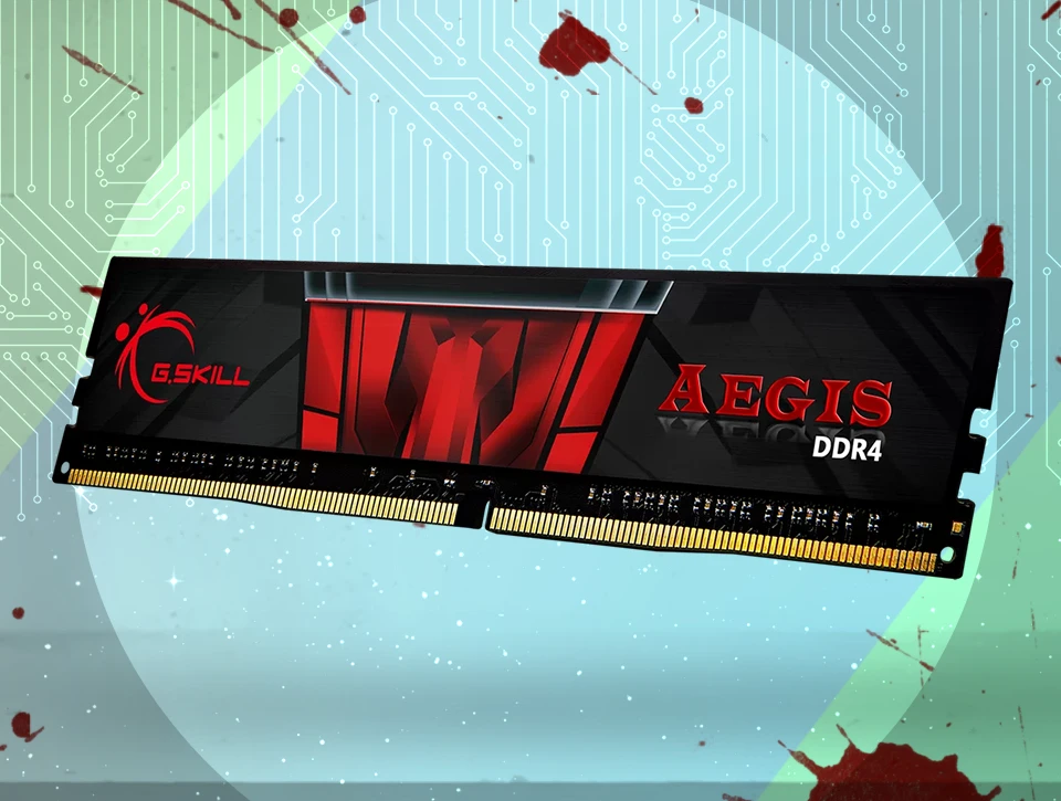 حافظه رم دسکتاپ تک کاناله G-Skill مدل Aegis 16GB 3200