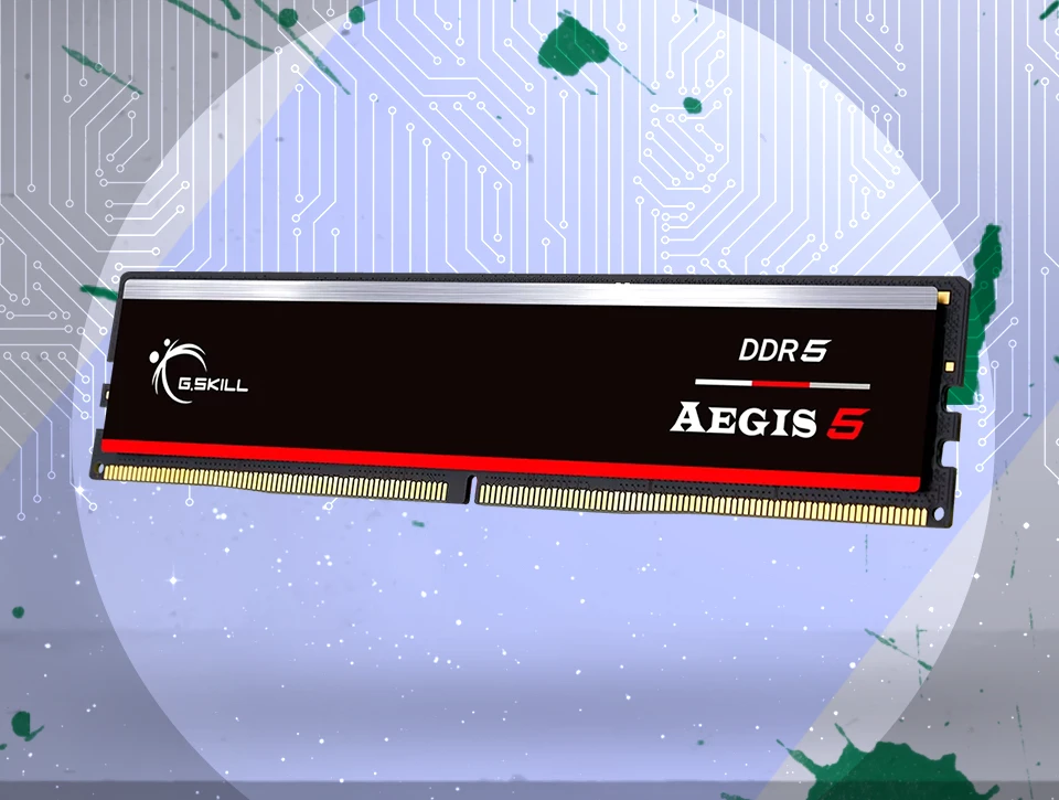 حافظه رم دسکتاپ تک کاناله G-Skill مدل Aegis 5 16GB 5200