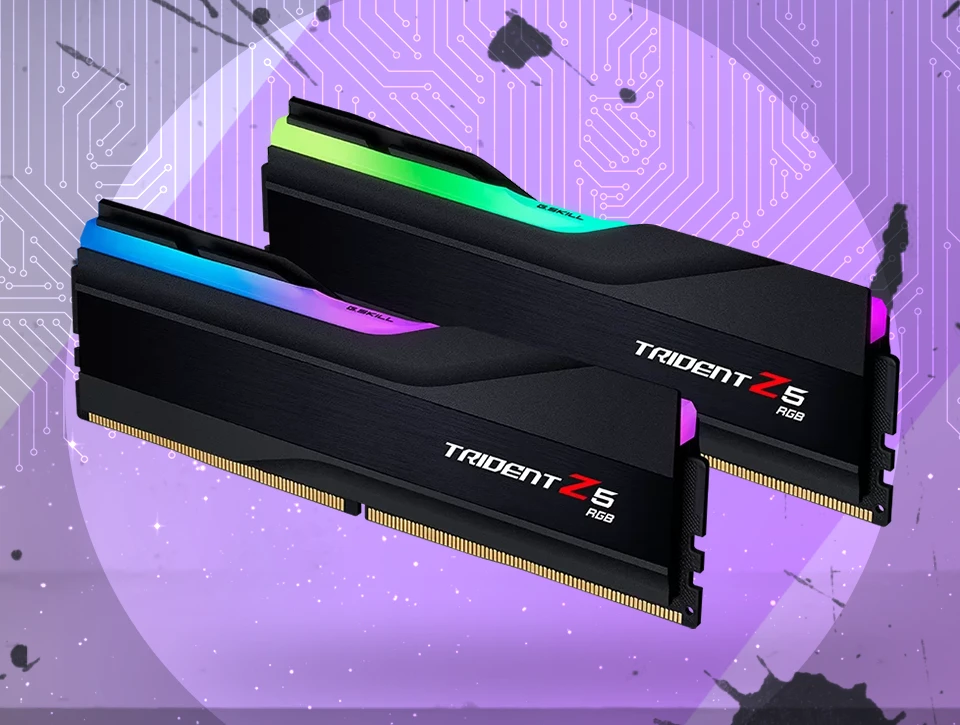 رم دسکتاپ دو کاناله G-Skill مدل Trident Z5 RGB 32GB 6800 CL34