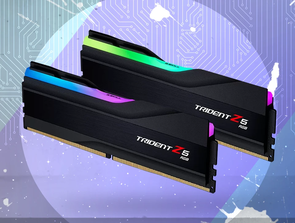 رم دسکتاپ دو کاناله G-Skill مدل Trident Z5 RGB 32GB 7600 CL36
