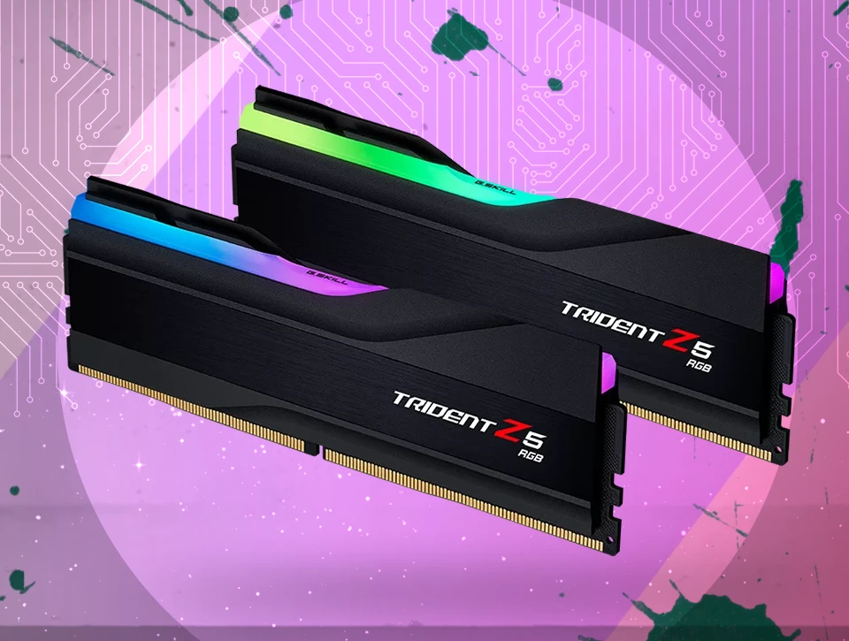 رم دسکتاپ دو کاناله G-Skill مدل Trident Z5 RGB 32GB 6400 CL32