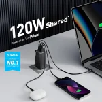 شارژر 120 وات 3 پورت انکر Anker 737 Prime