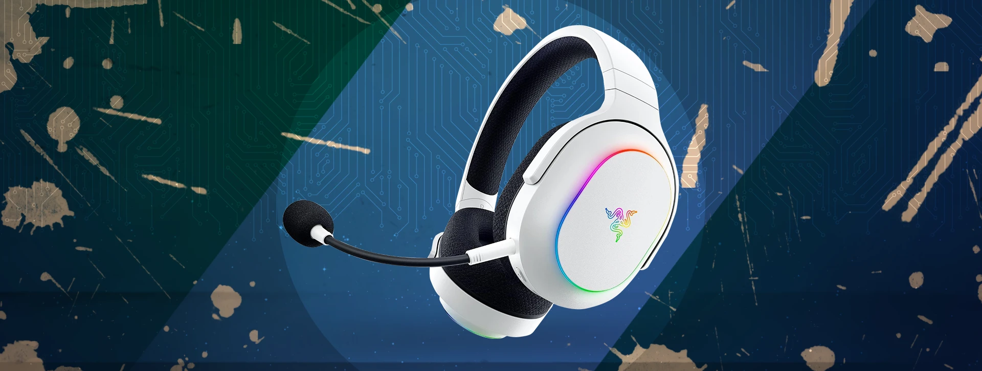 هدست بی سیم گیمینگ ریزر RAZER Barracuda X Chroma White