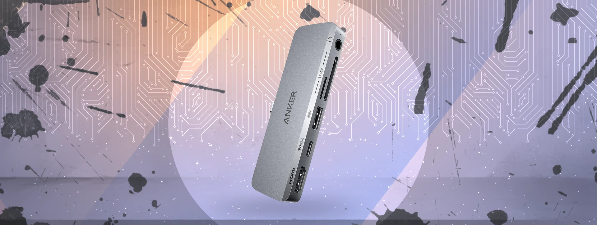 هاب USB-C شش پورت انکر Anker 541 برای iPad