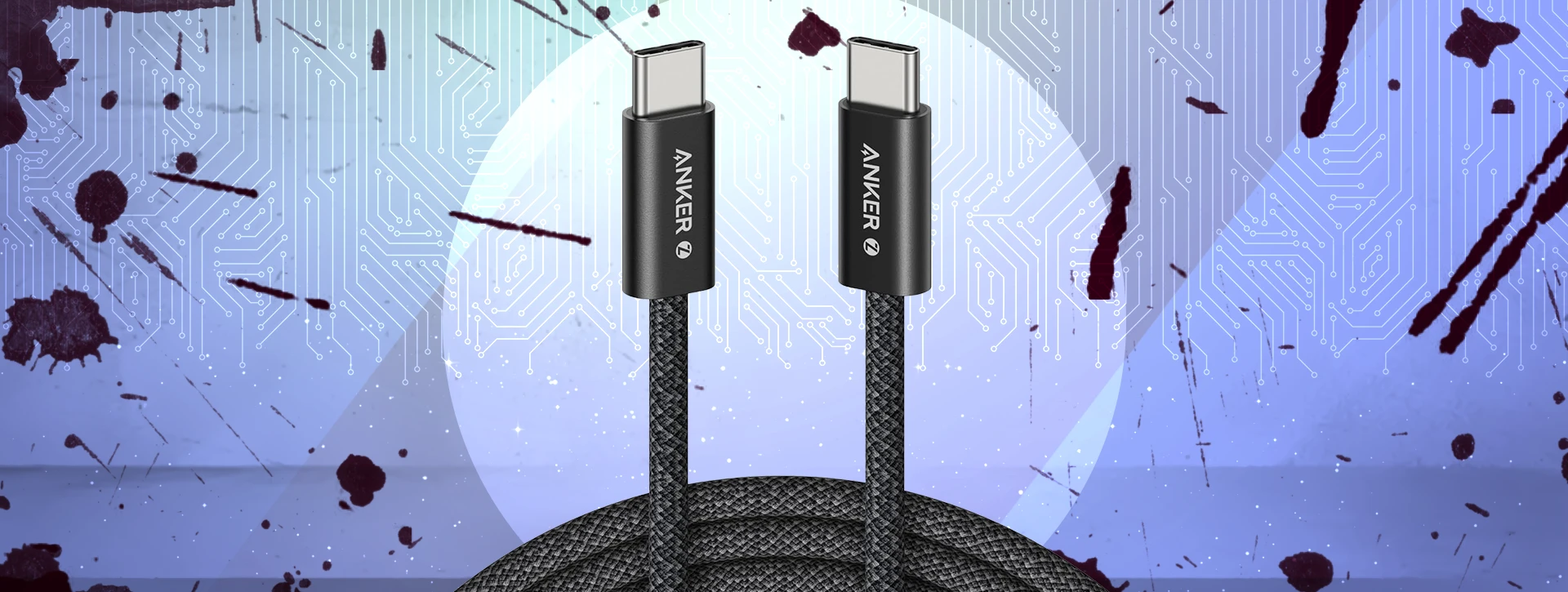 کابل شارژ USB-C به USB-C انکر Anker Zolo A8060 240W 1M