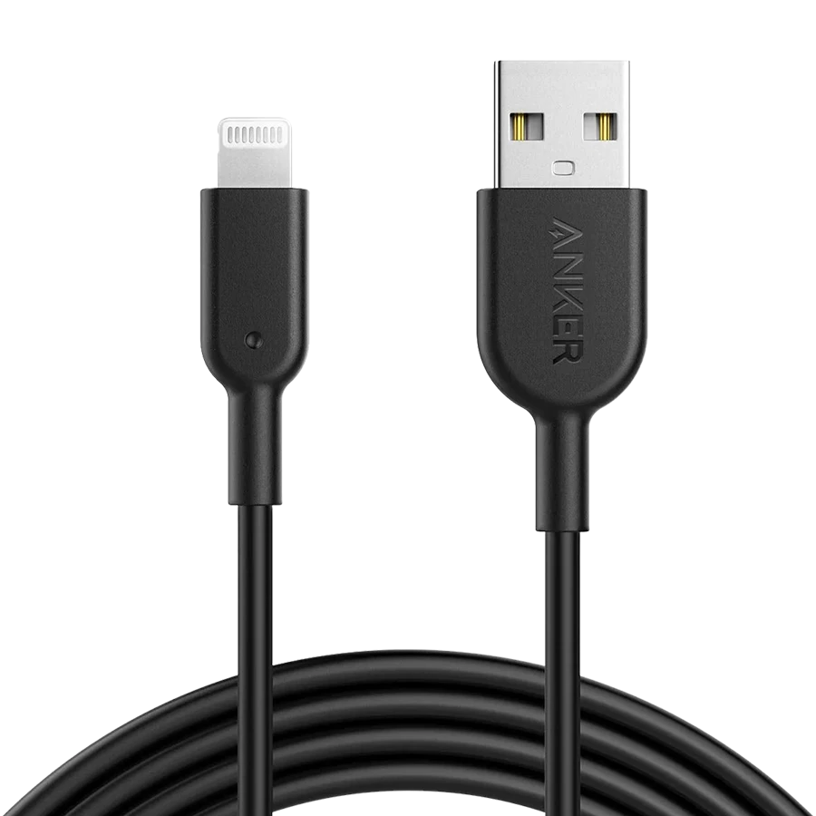 کابل شارژ USB-A به Lightning انکر Anker Powerline II 1.8M Black