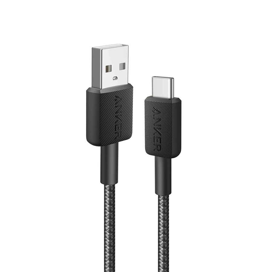 کابل شارژ USB-A به USB-C انکر Anker 322 0.9M Black