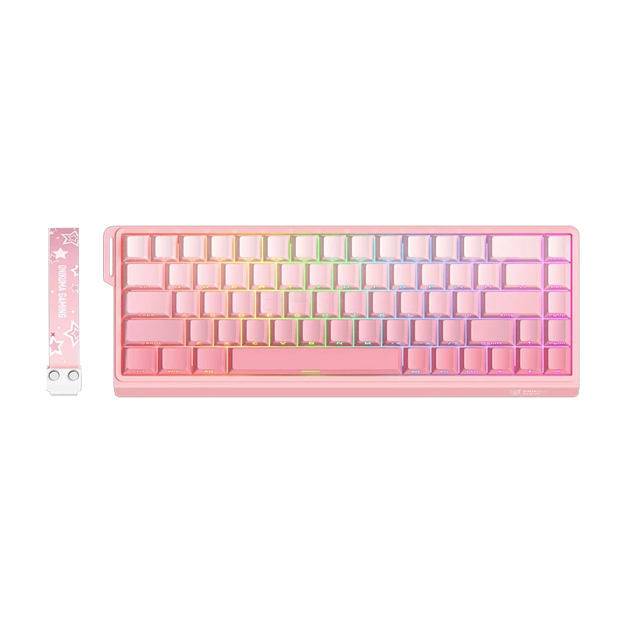 v کیبورد مکانیکال گیمینگ اونیکوما ONIKUMA G69 Pink