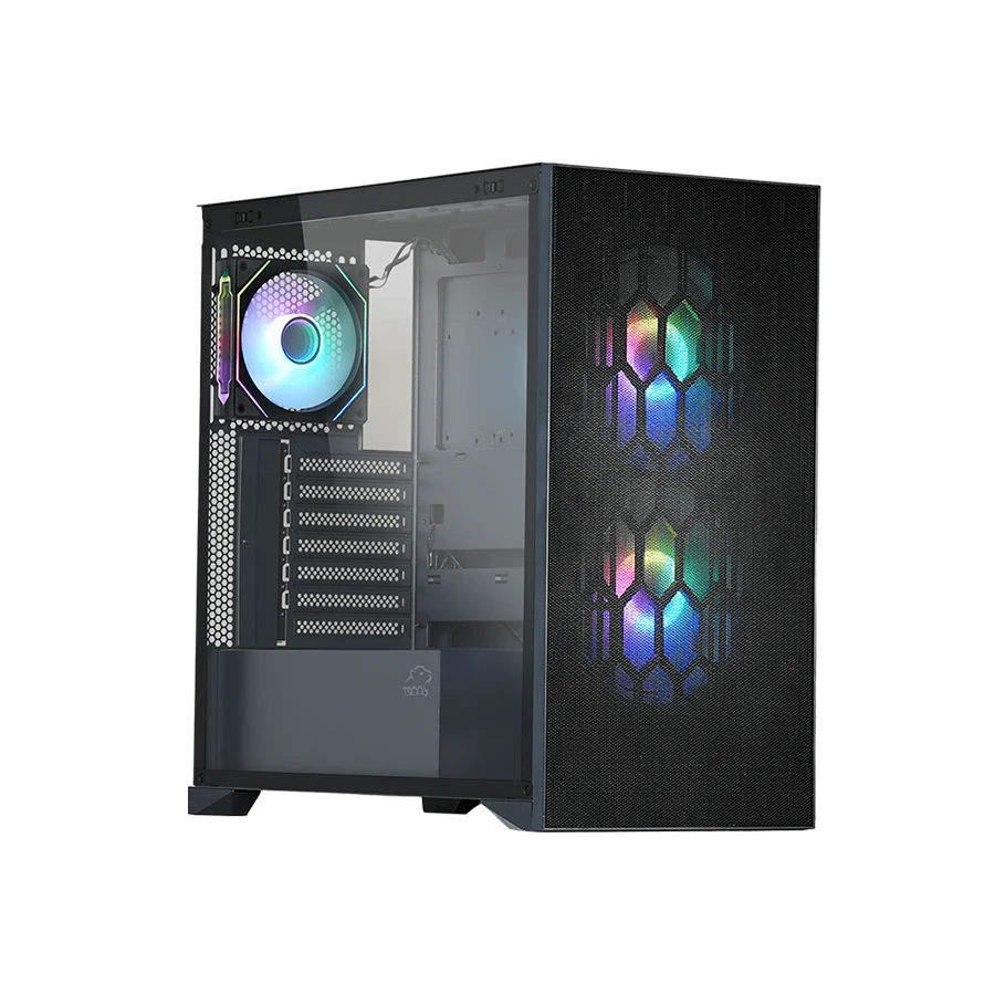 کیس گیمینگ تسکو TSCO GC4508 THUNDERWAVE Black