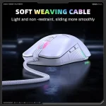 موس گیمینگ اونیکوما ONIKUMA CW929 White