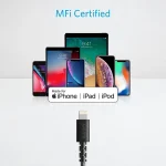 کابل تبدیل USB-A به Lightning انکر Anker PowerLine Select+ 1.8M Black