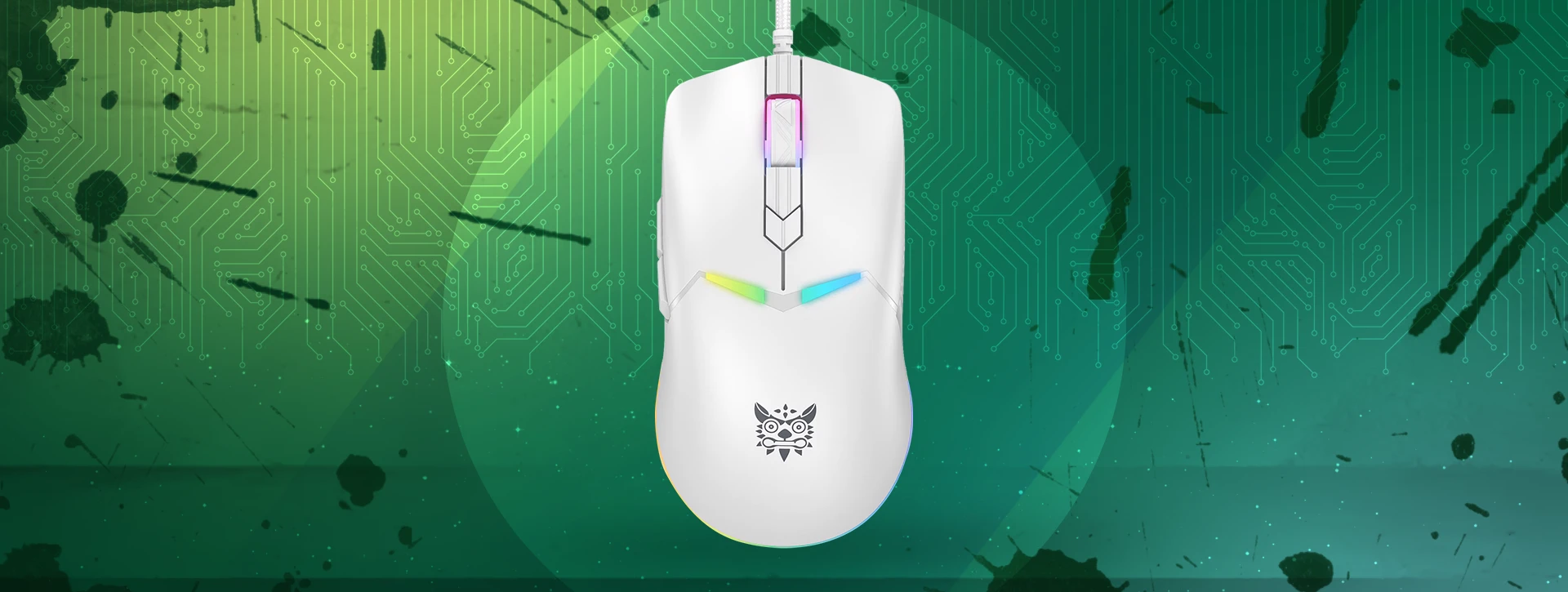 موس گیمینگ اونیکوما ONIKUMA CW929 White