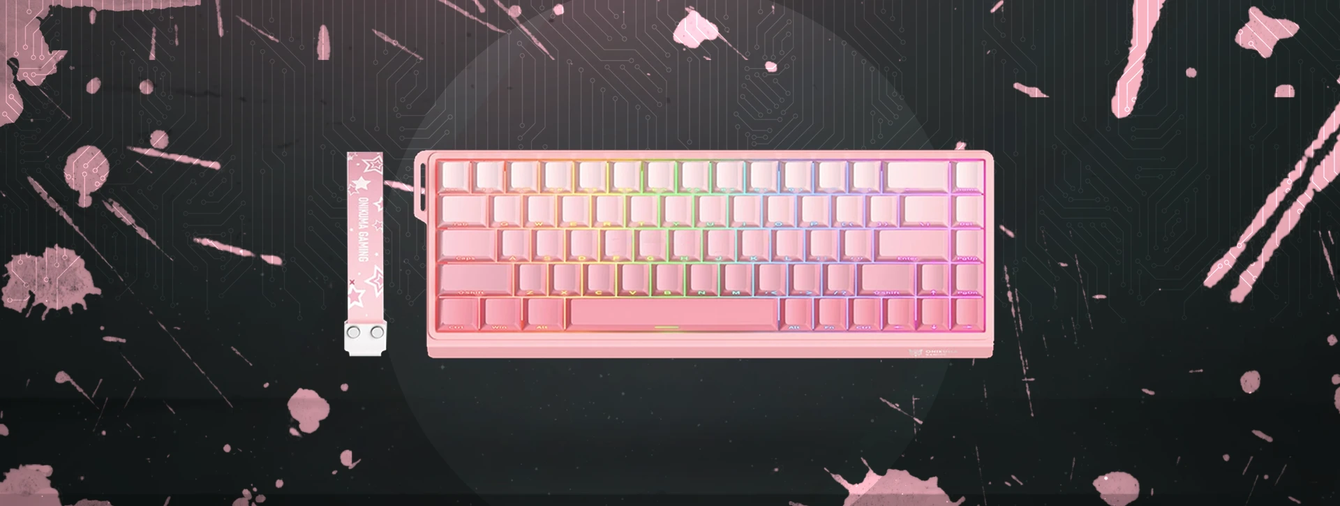 کیبورد مکانیکال گیمینگ اونیکوما ONIKUMA G69 Pink