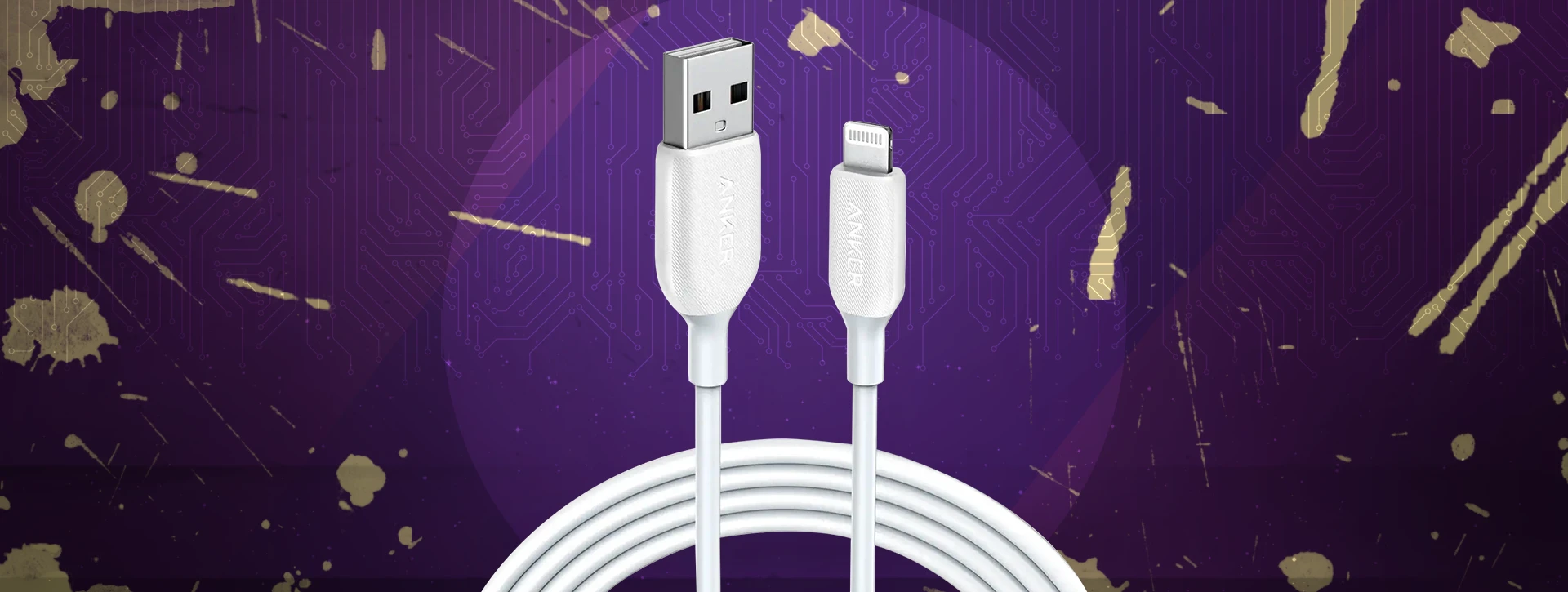 کابل شارژ USB-A به Lightning انکر Anker PowerLine III 1.8M White