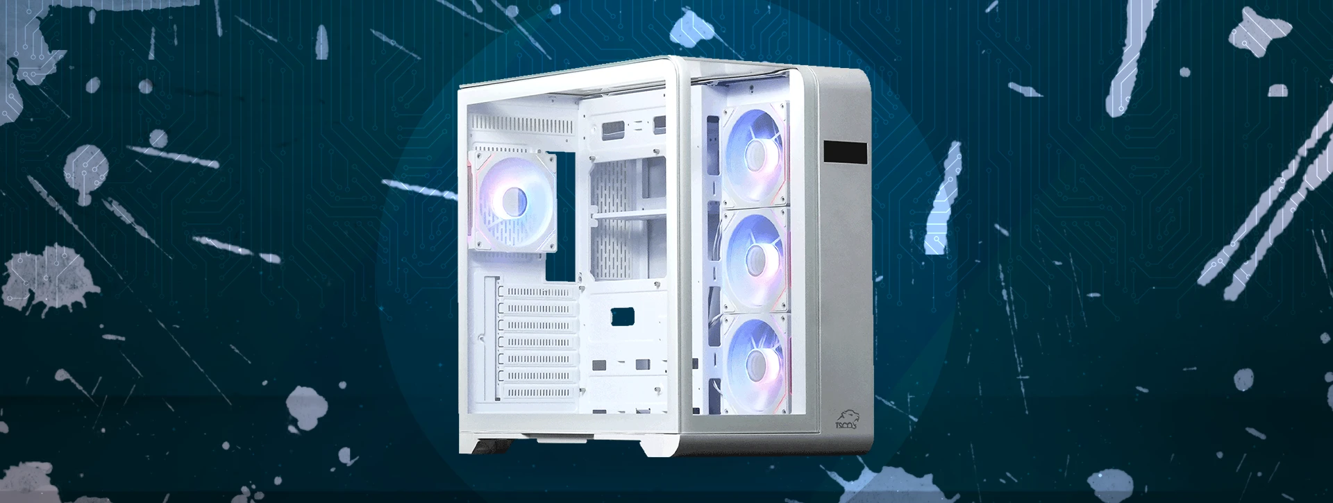 کیس گیمینگ تسکو TSCO GC4515 Odin White