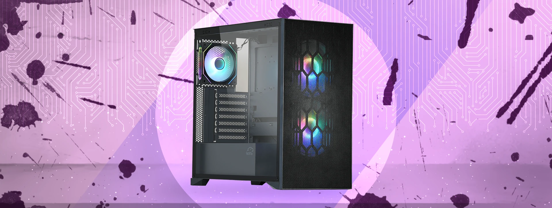 کیس گیمینگ تسکو TSCO GC4508 THUNDERWAVE Black