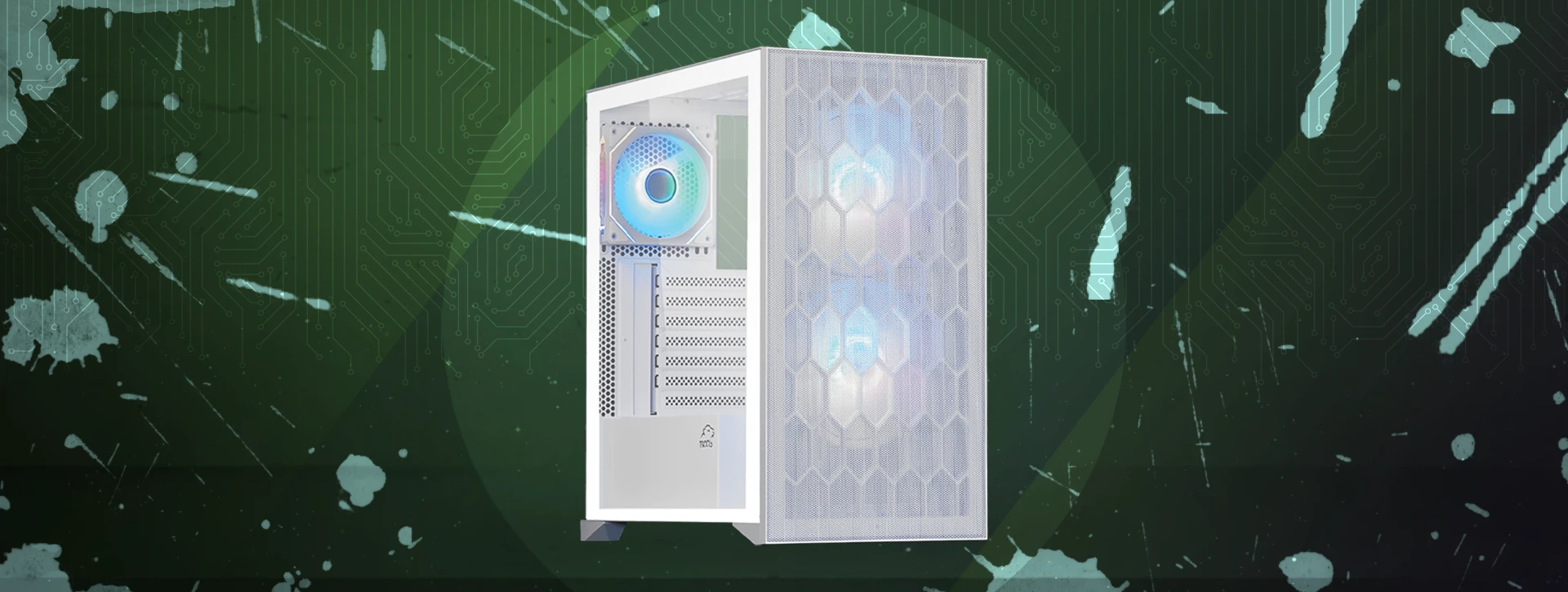کیس گیمینگ تسکو TSCO GC4508 THUNDERWAVE White