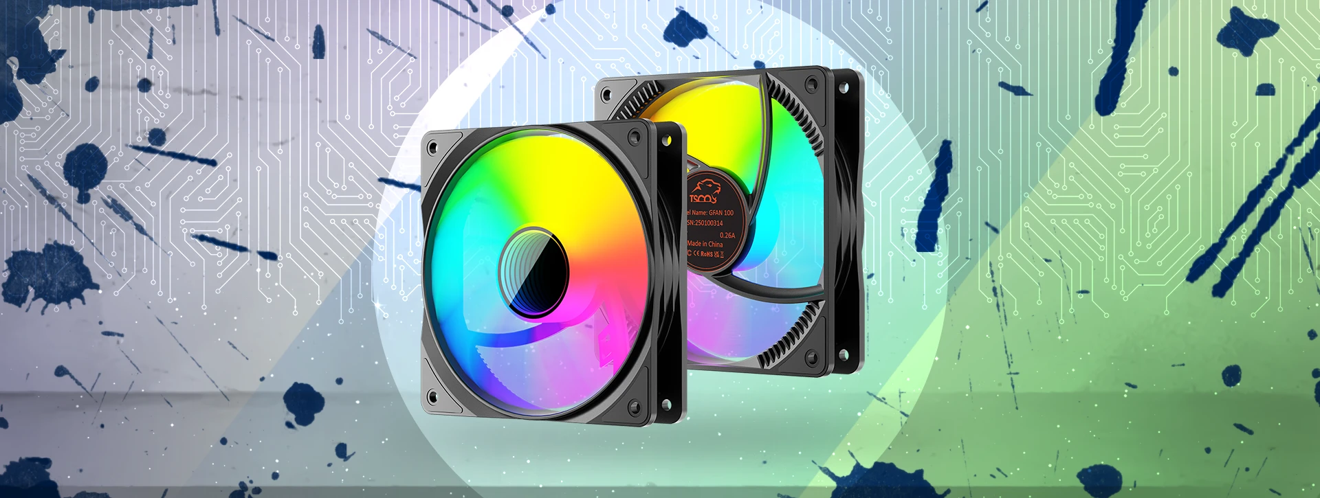 فن کیس تسکو TSCO Skadi Storm (GFan 100)